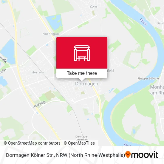 Карта Dormagen Kölner Str.