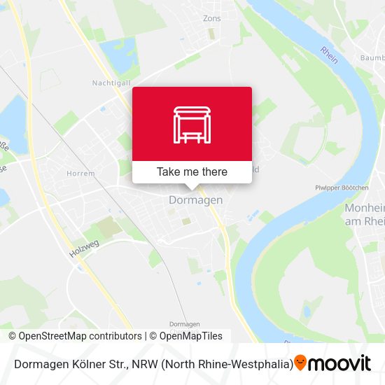 Карта Dormagen Kölner Str.