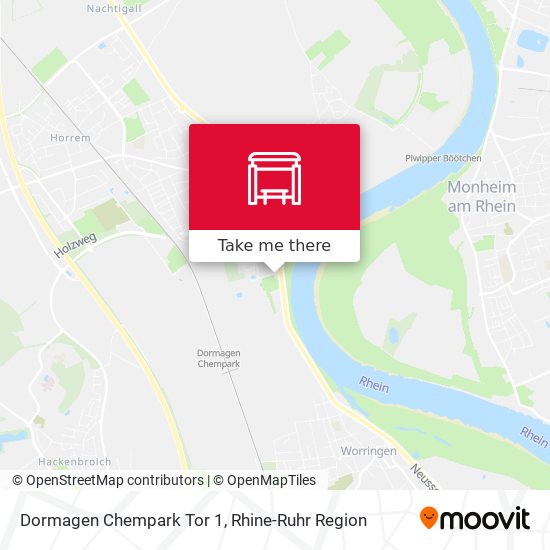 Dormagen Chempark Tor 1 map