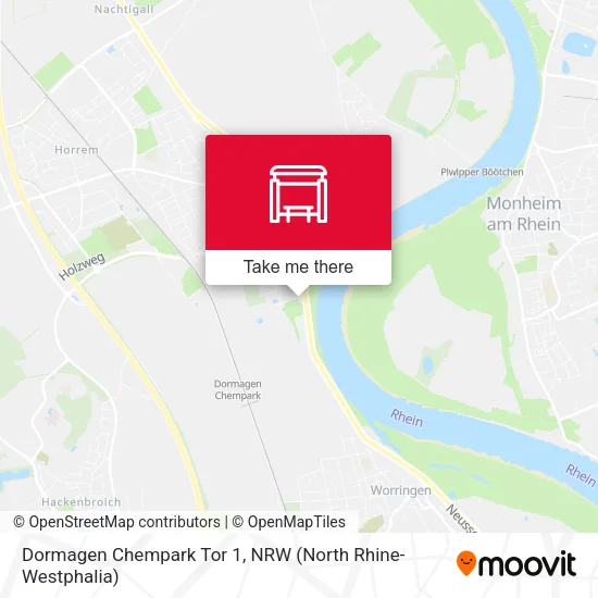 Карта Dormagen Chempark Tor 1