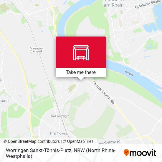Worringen Sankt-Tönnis-Platz map