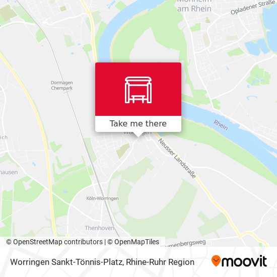 Worringen Sankt-Tönnis-Platz map
