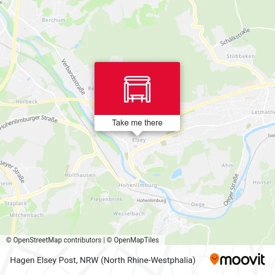 Карта Hagen Elsey Post