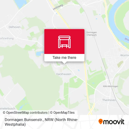 Карта Dormagen Bunsenstr.
