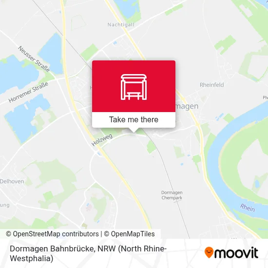 Dormagen Bahnbrücke map