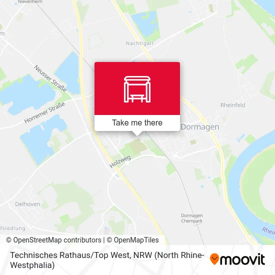 Technisches Rathaus/Top West map