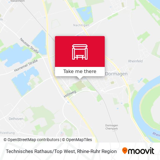 Technisches Rathaus/Top West map