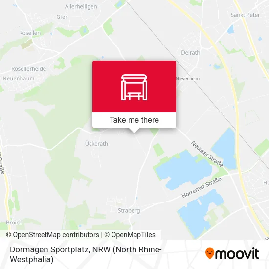 Карта Dormagen Sportplatz