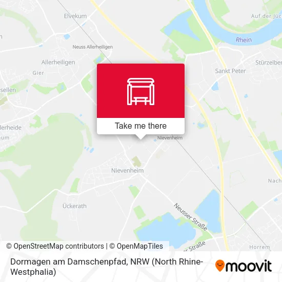 Карта Dormagen am Damschenpfad