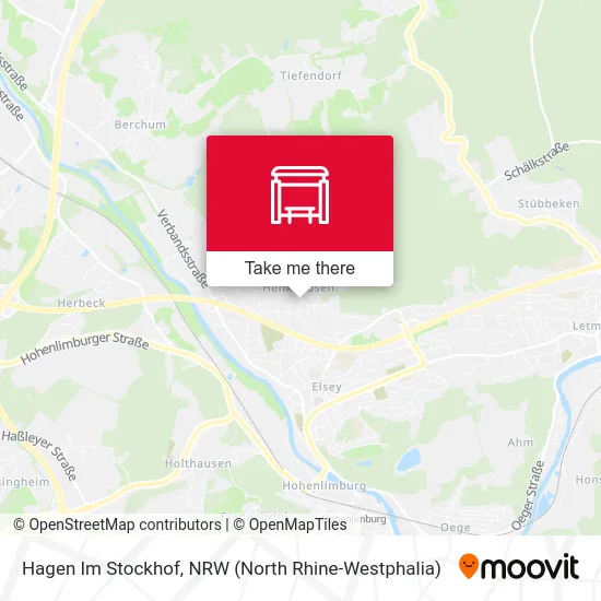 Hagen Im Stockhof map