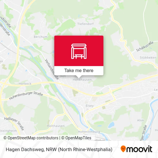 Hagen Dachsweg map