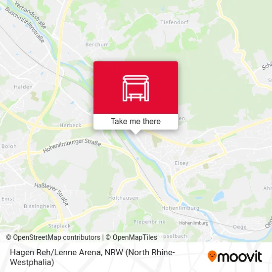 Карта Hagen Reh/Lenne Arena