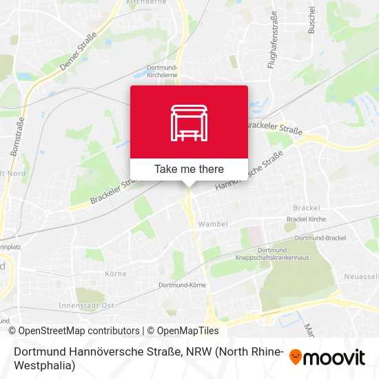 Карта Dortmund Hannöversche Straße