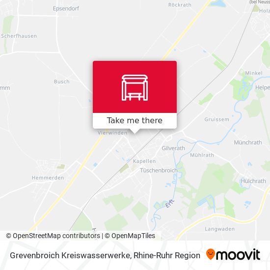 Grevenbroich Kreiswasserwerke map