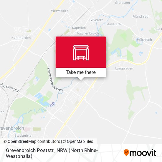 Карта Grevenbroich Poststr.