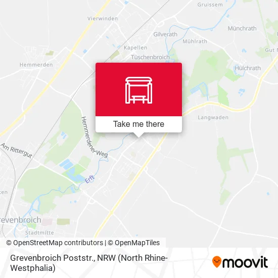 Карта Grevenbroich Poststr.