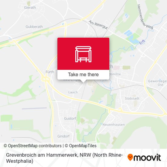 Карта Grevenbroich am Hammerwerk