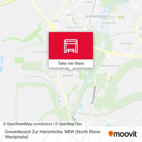 Карта Grevenbroich Zur Hammhöhe