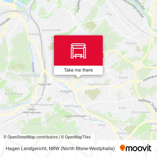 Hagen Landgericht map