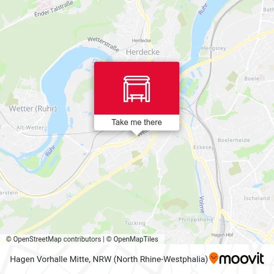 Hagen Vorhalle Mitte map