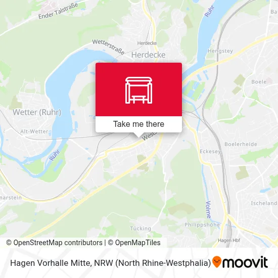 Hagen Vorhalle Mitte map