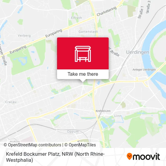Карта Krefeld Bockumer Platz