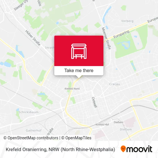 Карта Krefeld Oranierring