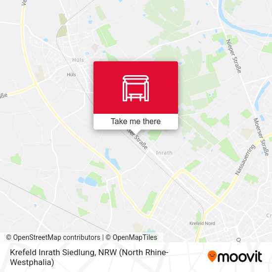Карта Krefeld Inrath Siedlung