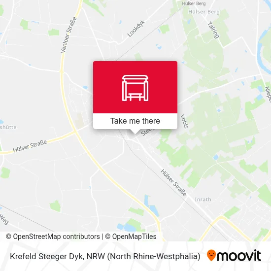 Krefeld Steeger Dyk map