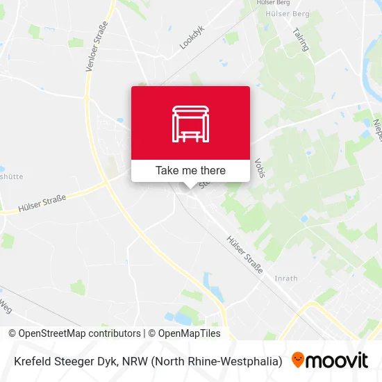 Карта Krefeld Steeger Dyk