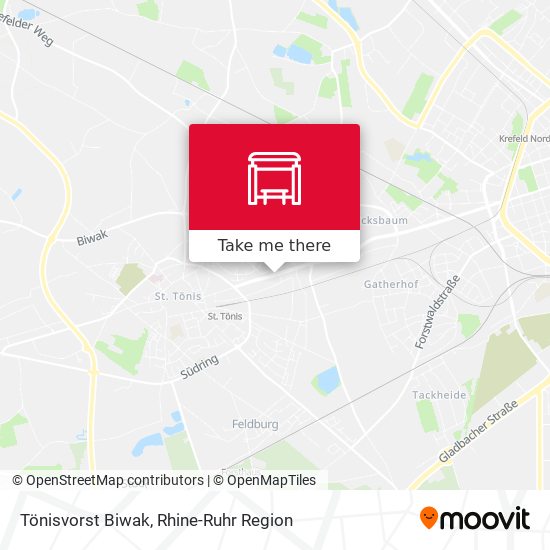 Tönisvorst Biwak map