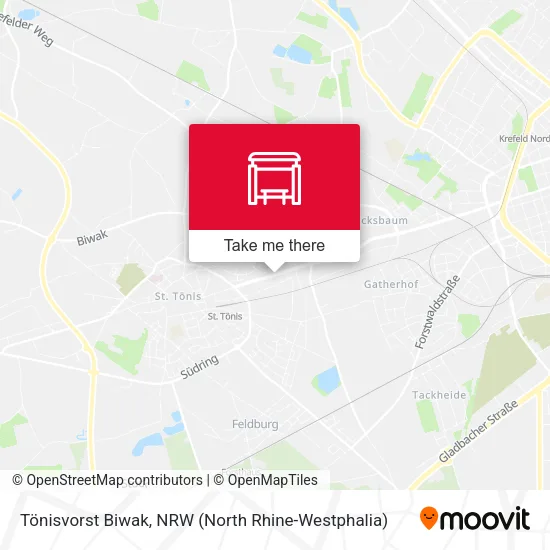 Карта Tönisvorst Biwak