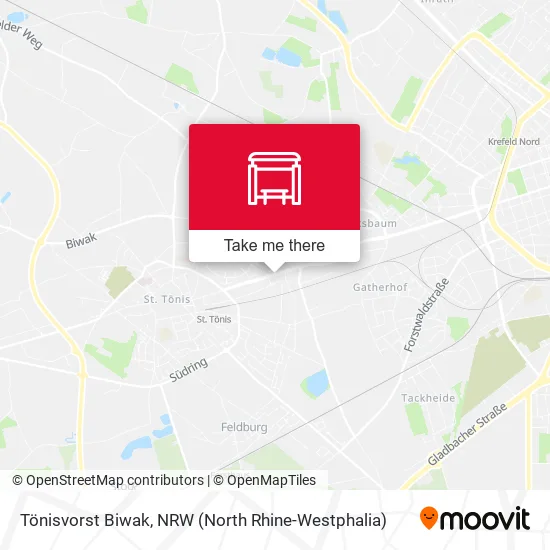 Карта Tönisvorst Biwak