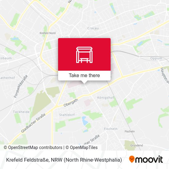 Krefeld Feldstraße map