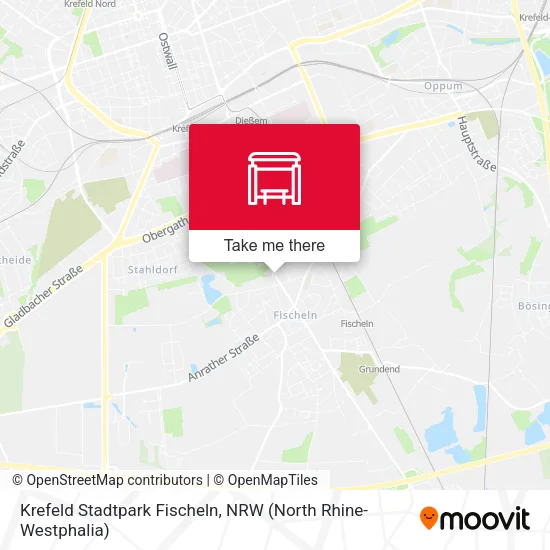 Карта Krefeld Stadtpark Fischeln