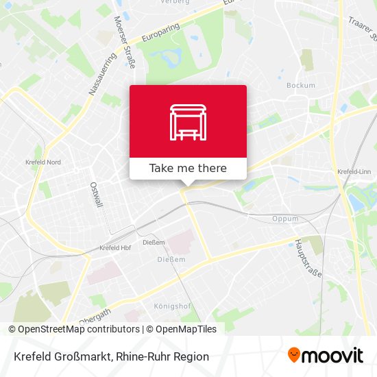 Krefeld Großmarkt map