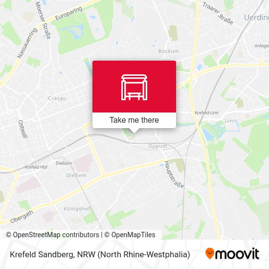 Карта Krefeld Sandberg