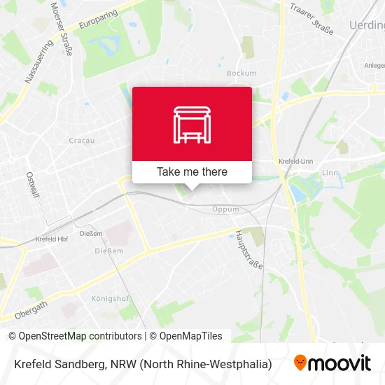 Krefeld Sandberg map