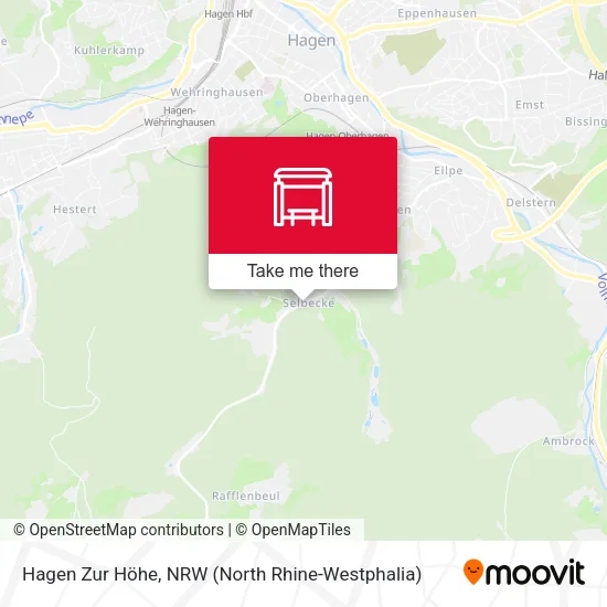 Карта Hagen Zur Höhe