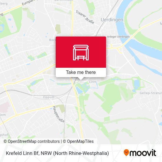 Карта Krefeld Linn Bf