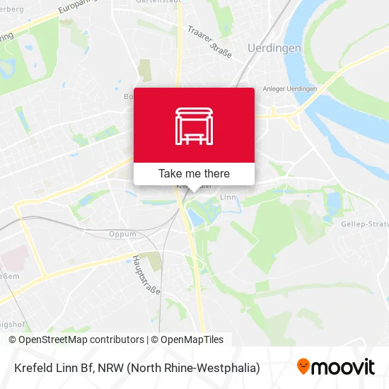 Карта Krefeld Linn Bf