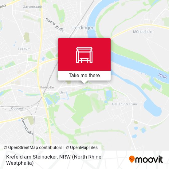 Карта Krefeld am Steinacker