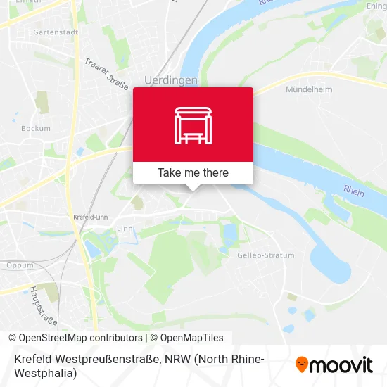 Карта Krefeld Westpreußenstraße