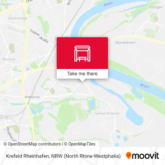 Карта Krefeld Rheinhafen