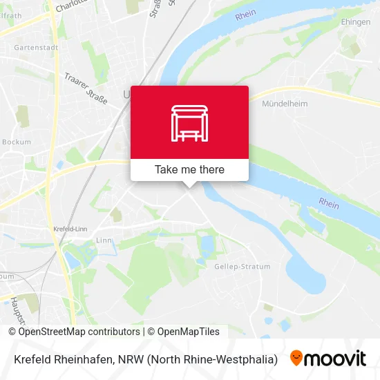 Карта Krefeld Rheinhafen