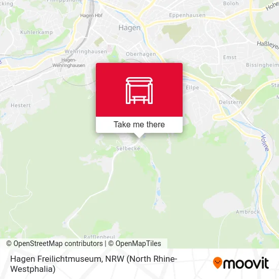 Hagen Freilichtmuseum map