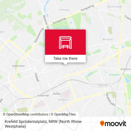 Карта Krefeld Sprödentalplatz