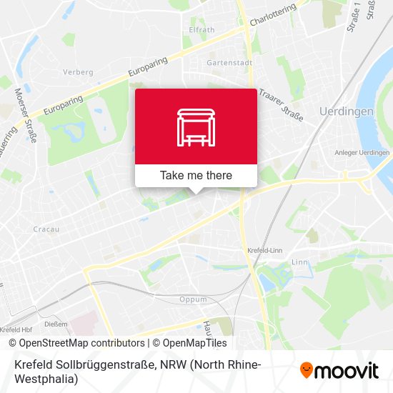 Krefeld Sollbrüggenstraße map