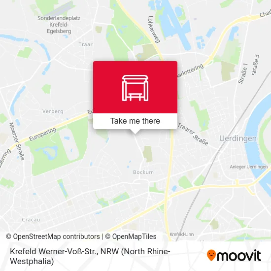Карта Krefeld Werner-Voß-Str.