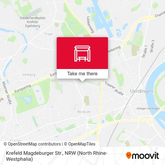 Карта Krefeld Magdeburger Str.